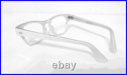 Vintage 50s 60s Pearly White CatEye Unused NOS Deadstock Eyeglass Frame FRANCE