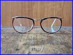 Vintage 50s Amor White Gold Filled Eyeglasses Frame Made In France