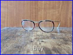 Vintage 50s Amor White Gold Filled Eyeglasses Frame Made In France