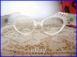 Vintage 50s French Cat Eye Glasses Eyeglasses Sunglasses France frames