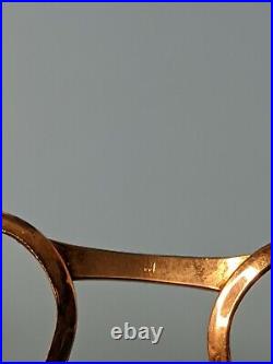 Vintage 50s L'amy Stevan Gold Filled Eyeglasses Frame France Made 51/22 #111