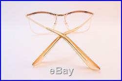 Vintage 50s eyeglasses frames gold filled clear lens surrounds AMOR France