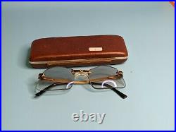 Vintage 70s Gold Plated Sterling Silver 925 Handmade In France Eyeglasses #30