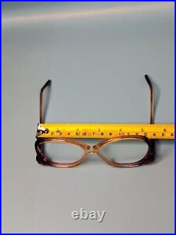 Vintage 70s Nos Pierre Cardin Acetate Eyeglasses Frame Made In France 54/18 #249