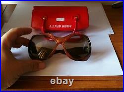 Vintage 70s Yves Saint Laurent 403 Acetate Oversized Eyeglasses Frame France