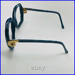 Vintage 80's PIERRE CARDIN Paris Escargot 1 BLU Eyeglasses Sunglasses Frames