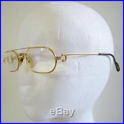 Vintage 80s CARTIER MUST Lunettes Eyeglasses / Sunglasses Frame NO CASE numbered