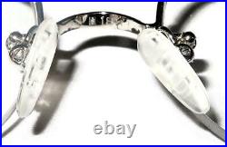 Vintage 90's Cartier Rimless Eyeglasses, Silver Metal Stems 2049143 1830