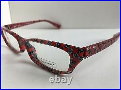 Vintage ALAIN MIKLI A0808 14 53mm Red PocketShop Women's Eyeglasses Frame France
