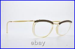 Vintage AMOR 8873 Gold Plated Eyewear Glasses Eyeglasses Frame Man