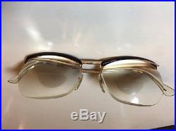 Vintage AMOR Gold Filled 50's Made in France Eyeglasses Glasses #140 Cat's Eye