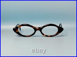 Vintage Alain Mikli 0192 Oval Acetate Eyeglasses Frame Handmade In France #a46
