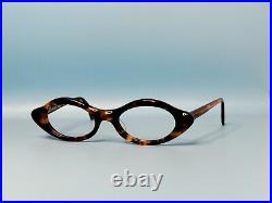 Vintage Alain Mikli 0192 Oval Acetate Eyeglasses Frame Handmade In France #a46