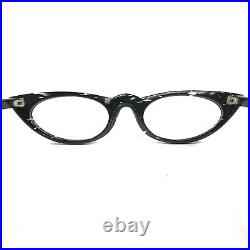 Vintage Alain Mikli Eyeglasses Frames 0182 283 Black Clear Cat Eye 45-20-140