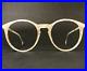 Vintage Alain Mikli Eyeglasses Frames 0901 Clear Cloudy Beige White 48-20-135