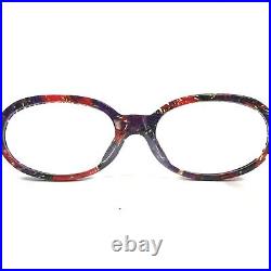 Vintage Alain Mikli Eyeglasses Frames 922 392 Black Purple Red Horn 49-18-145