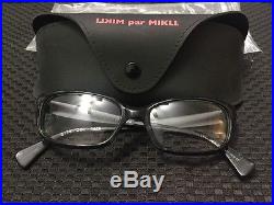 Vintage Alain Mikli Paris Titane Black Eyeglasses 2176 Col 1026 France