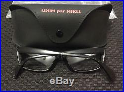 Vintage Alain Mikli Paris Titane Black Eyeglasses 2176 Col 1026 France