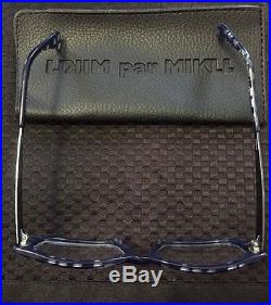 Vintage Alain Mikli Paris Titane Blue Pattern Eyeglasses 2176 Col 2120 France