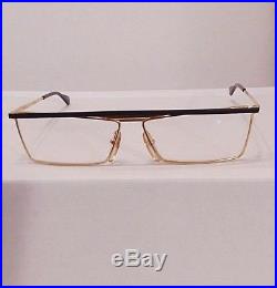 Vintage Alain Mikli Plaque OR 22K Eyeglasses Frames France