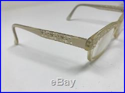 Vintage Anacole Eyeglass Frame Alex BL/CK 48-16-144 Made In France Crystal H203