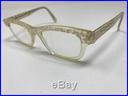 Vintage Anacole Eyeglass Frame Alex BL/CK 48-16-144 Made In France Crystal H203