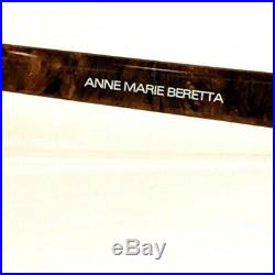 Vintage Anne Marie Beretta Brown Eyeglass Frames Made in France
