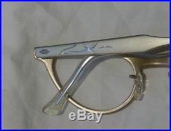 Vintage Art Craft Aluminum Eyeglass Frames France 4 5 1/4