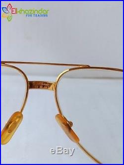Vintage Authentic Cartier 1980 Eyeglasses Rare SANTOS, with Box