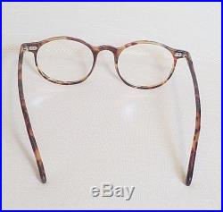 Vintage Authentic Francois Pinton Faux Tortoise Horn Rimmed Eyeglasses Frames