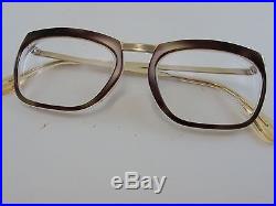 Vintage BRIDGE Gold Filled Eyeglasses Frames Made in France Excellent