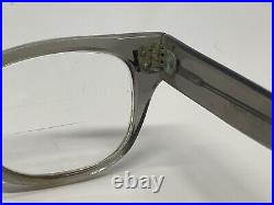 Vintage BUDDY horn-rimmed sunglass/eyeglass frames france 45-22 clear 1950s RARE