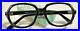 Vintage Black Oval woman’s frame 48×20 temple 5.25 rhinestones eyeglasses