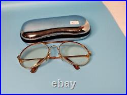 Vintage Bugatti 65986 Oversized Pilot Eyeglasses Frame Made In France #476