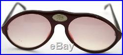 Vintage Bugatti Sun Glasses in Red Color Made in France with Original Case
