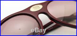 Vintage Bugatti Sun Glasses in Red Color Made in France with Original Case