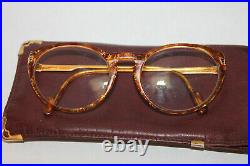 Vintage CARTIER Eyeglasses Paris 1747228 130 With Case RX Lenses