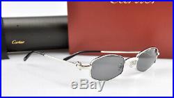 Vintage CARTIER GINGER platine Sunglasses Lunette Brillen New NOS Frame Eyeglass