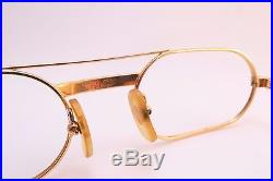 Vintage CARTIER PARIS 24K gold filled LAQUE eyeglasses frames Serial 379887