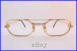 Vintage CARTIER PARIS 24K gold filled eyeglasses frames Serial 028920 France