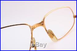 Vintage CARTIER PARIS 24K gold filled eyeglasses frames Serial 1510269 France