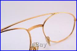 Vintage CARTIER PARIS 24K gold filled eyeglasses frames Serial 2118175 France