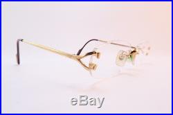 Vintage CARTIER PARIS 24K gold filled eyeglasses frames Serial 2618722 France