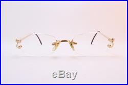 Vintage CARTIER PARIS 24K gold filled eyeglasses frames Serial 2618722 France