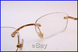 Vintage CARTIER PARIS 24K gold filled eyeglasses frames Serial 3349455 France