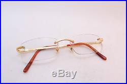 Vintage CARTIER PARIS 24K gold filled eyeglasses frames Serial 3349455 France