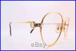 Vintage CARTIER PARIS 24K gold filled eyeglasses frames Serial A016617 France