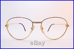 Vintage CARTIER PARIS 24K gold filled eyeglasses frames Serial A016617 France