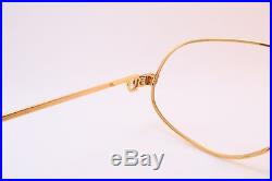 Vintage CARTIER PARIS 24K gold filled eyeglasses frames Size 56-14 135 France