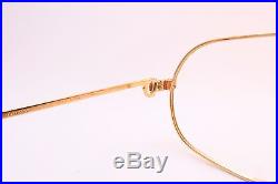 Vintage CARTIER PARIS 24K gold filled eyeglasses frames Size 59-12 135 France